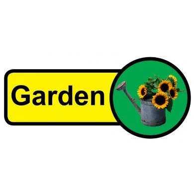 Garden sign - 480mm x 210mm